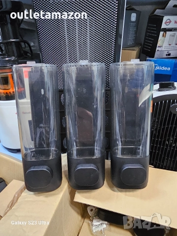 Дозатор за сапун, 3 в 1, капацитет 300 мл, стенен монтаж, ABS, модерен, комплект, снимка 4 - Други стоки за дома - 52664241