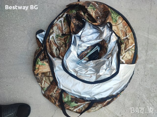 Палатка баня с UV защита саморазгъваща 120/120/200см.( нова стока ), снимка 2 - Палатки - 29416429