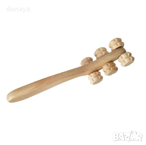 5236 Дървен ролков масажор за бедра ръце и гръб