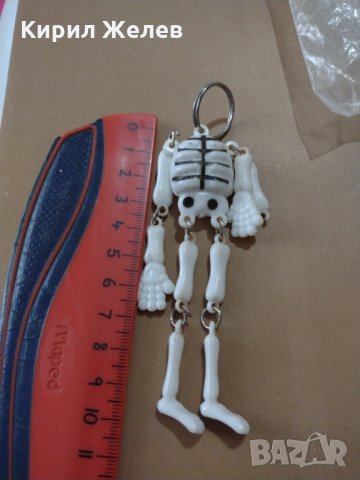 Ключодържател човешки скелет материал пластмаса аксесоар за декориране - 18614, снимка 3 - Други - 31240367