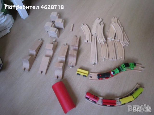 Дървено детско влакче