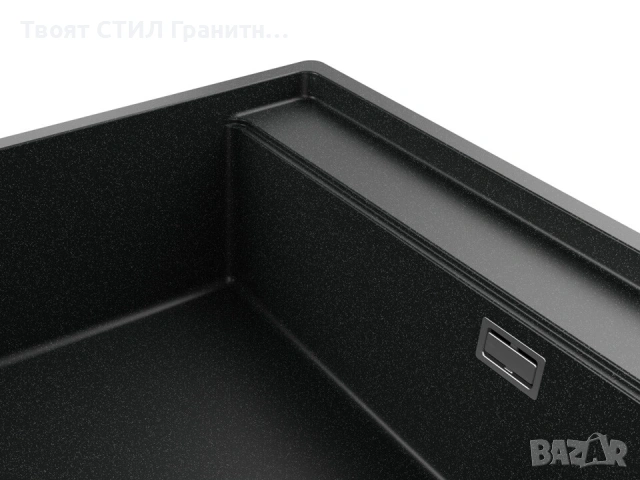 Графит кухненска мивка за вграждане под плот Берген 80 Low 760x530 мм -20%, снимка 5 - Мивки - 53070197