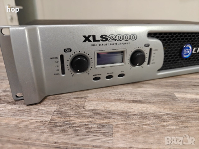 Crown XLS2000 - 2x650W, снимка 4 - Ресийвъри, усилватели, смесителни пултове - 52966673