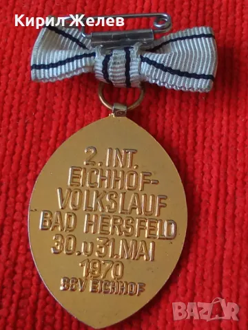 1970 РЯДКА СТАРА НЕМСКА ЗНАЧКА с ПОЗЛАТА и ПОСРЕБРЯВАНЕ - КОНРАД ДУДЕН МЕДАЛ 34283, снимка 11 - Колекции - 38961062