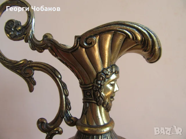 Бронзова кана с патина., снимка 7 - Други - 55963547
