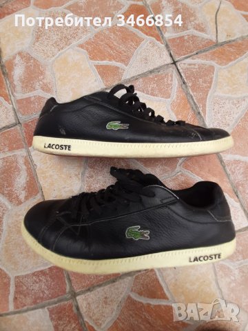 LACOSTE страхотни кецове от естествена кожа , снимка 2 - Кецове - 37758532