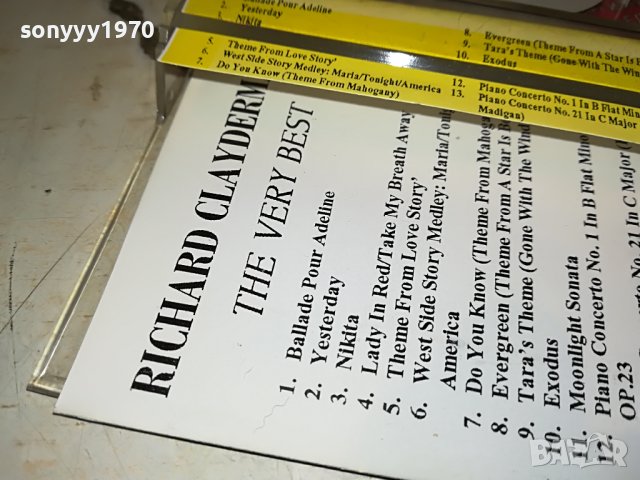 RICHARD CLAYDERMAN-КАСЕТА 2809221806, снимка 11 - Аудио касети - 38150002