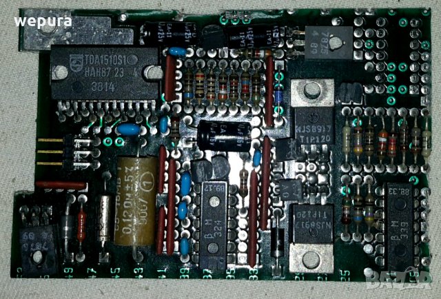 платки платка с елементи  аналогов усилвател с TDA 1510 транзистори TIP120 И др, снимка 2 - Аудиосистеми - 29836417