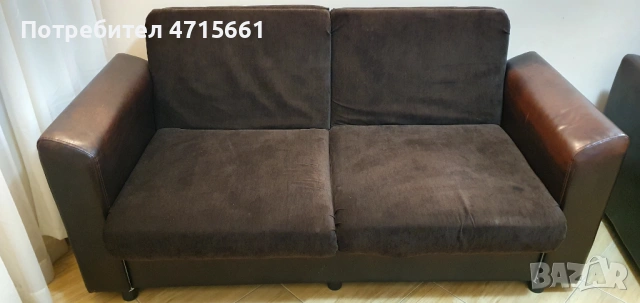 Двоен разтегателен диван 172/90см, снимка 2 - Дивани и мека мебел - 53988480