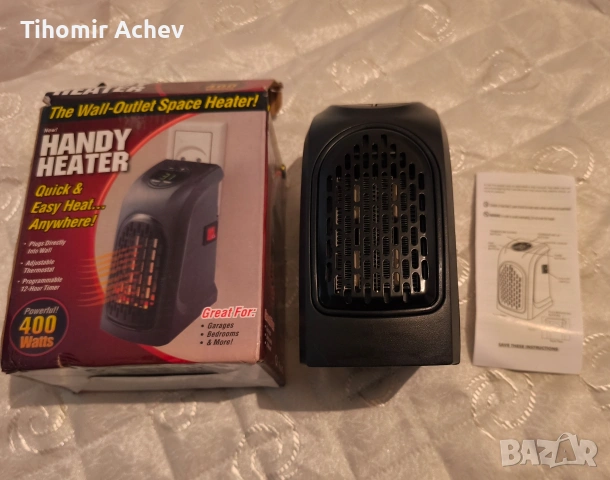 Портативна духалка 400 вата., снимка 3 - Отоплителни печки - 53288451