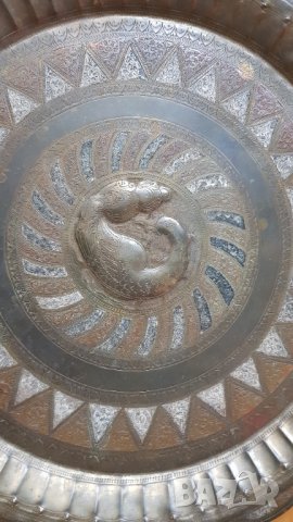 Ръчно гравирано медно пано, снимка 6 - Пана - 29936194