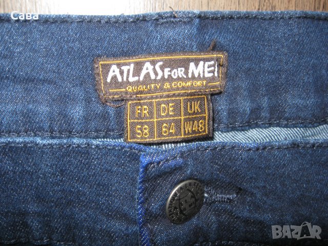 Дънки ATLAS   мъжки,2-3-4ХЛ, снимка 4 - Дънки - 37014472