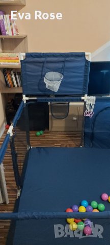 НОВИ 130х190см. Голяма детска кошара за игра + подарък (топки) / заграждение / преграда /ограда бебе, снимка 4 - Кошарки - 34211893