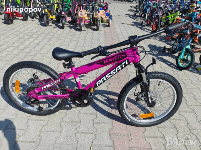 BG Алуминиев велосипед 20" MARTY розов, снимка 2 - Велосипеди - 54334584