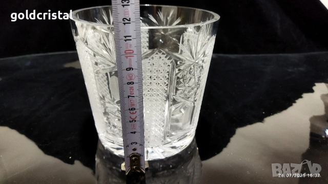 Кристална ледарка купа , снимка 3 - Антикварни и старинни предмети - 30149681