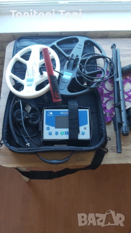 Професионален Металдетектор Via Gold A9 със 3 режима на работа 2D сканиране, ясна дискриминация,изме