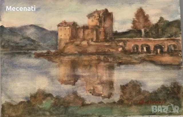 ИВАН АНТОНОВ акварел, пейзаж