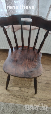 Продавам масивни дървени столове, снимка 2 - Столове - 53353925