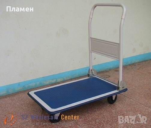 Ръчна багажна платформена количка с 4 колела до 150 кг. И до 300 кг., снимка 12 - Железария - 39886061