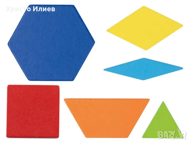 Дървен пъзел Мозайка Дървени кубчета форми Монтесори метод, снимка 8 - Игри и пъзели - 50805718