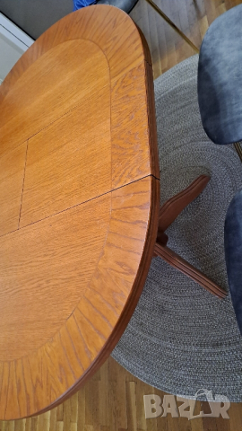 Маса за трапезария масив разтегателна, снимка 2 - Маси - 43896362