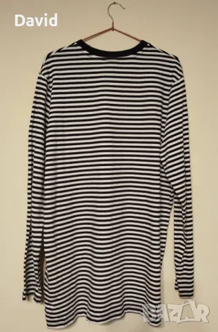 Оригинална мъжка фланелка с дълъг ръкав Nike Air Striped, снимка 3 - Блузи - 48393972