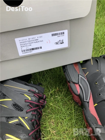 Balenciaga Track Sneaker "Black/Red/Yellow" , снимка 4 - Маратонки - 54359041