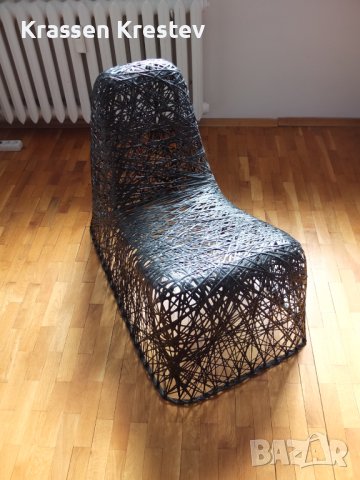 Продавам "Random Chair" от карбонови нишки на Goods, снимка 3 - Столове - 40810792