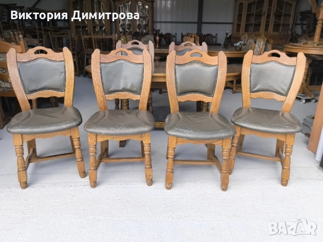 Комплект от 6 трапезни стола 