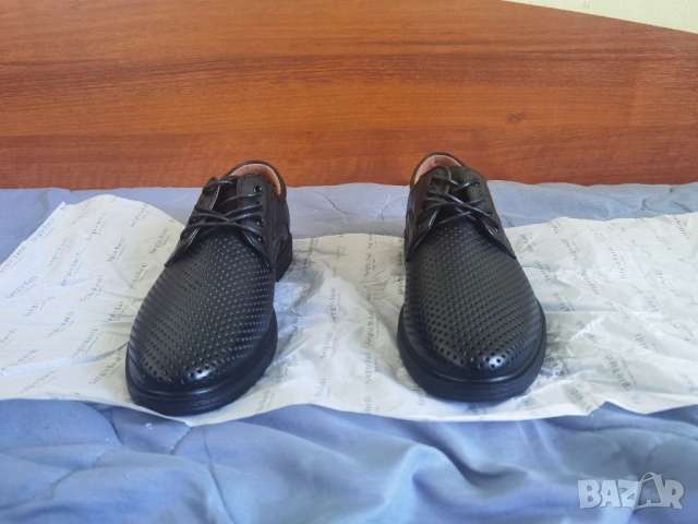 Официални мъжки обувки Sergio Bardi- 40 номер, снимка 2 - Официални обувки - 54172645