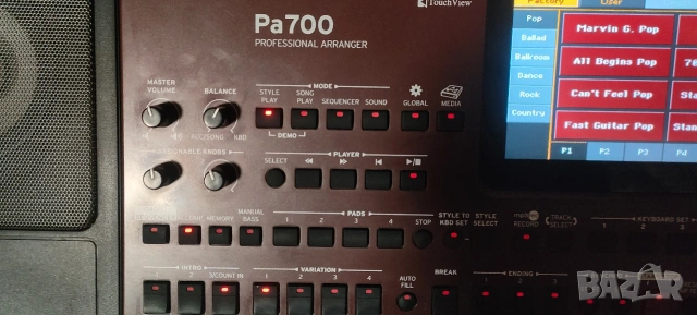 korg pa700 radi set 2026, снимка 3 - Синтезатори - 53892155