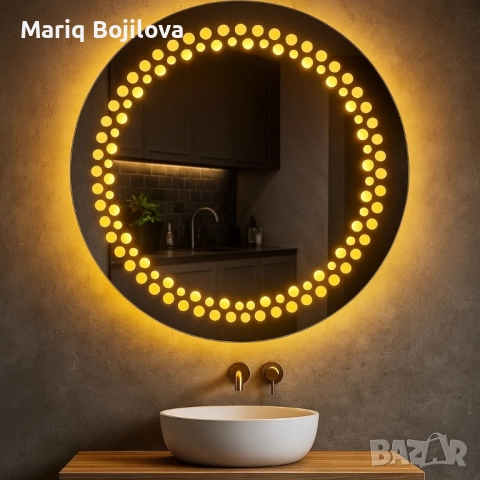 Луксозно огледало с декорация, снимка 2 - Огледала - 51743054