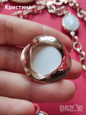 Марков сребърен комплект с позлата , снимка 8 - Бижутерийни комплекти - 39381629