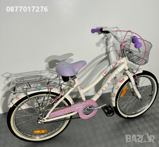 Детско колело Barbie 20 цола  , снимка 4 - Детски велосипеди, триколки и коли - 44552237