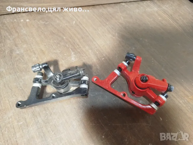 Механичен апарат за дискова спирачка за велосипед колело и тротинетка 