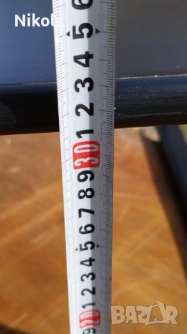 Масичка холна - черна помощна офис маса 70/70/33см, снимка 11 - Маси - 42727161