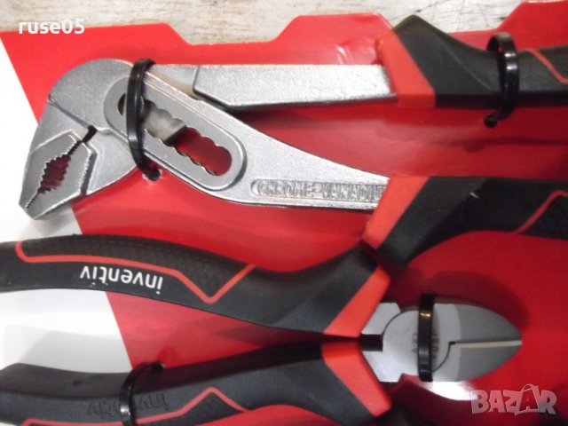 Комплект от 3 бр. клещи "INVENTIV" нов, снимка 8 - Клещи - 38140292