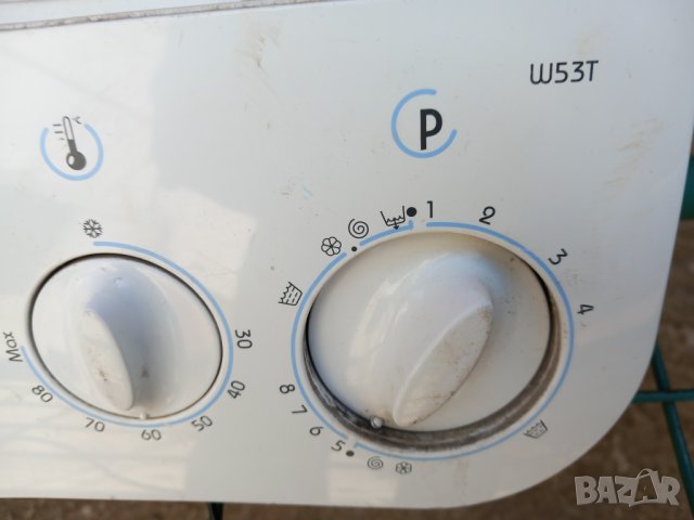 Продавам преден панел с програматор за пералня Indesit W 53 T, снимка 4 - Перални - 40541965