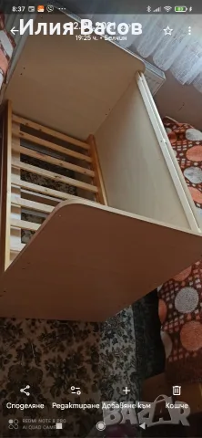 Детско креватче, снимка 2 - Мебели за детската стая - 56253560