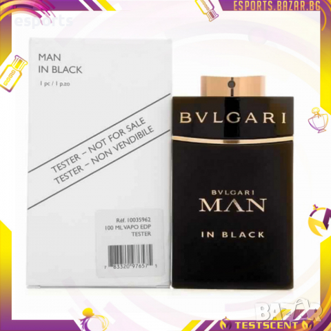 BVLGARI Man In Black 100ml Автентичен мъжки парфюм 100мл без опаковка