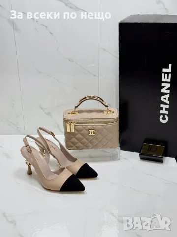 Chanel Дамски Обувки На Ток Шанел - Различни Цветове И Модели Код SB-73, снимка 18 - Дамски обувки на ток - 55726684