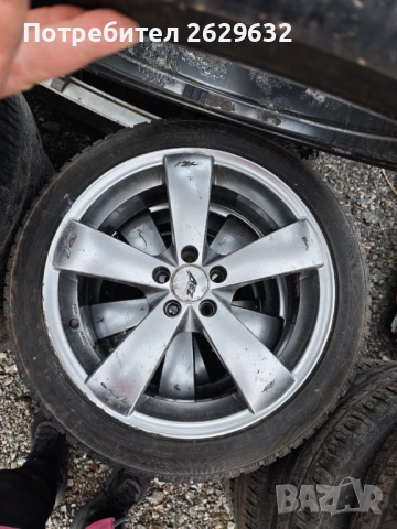 Джанти 17 за Голф 4,Ауди Аз,Сеат,Шкода 5x100, снимка 2 - Гуми и джанти - 54160793