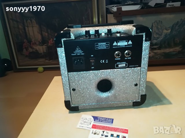 MEGA AMP VL-10 GUITAR AMPLIFIER, снимка 10 - Ресийвъри, усилватели, смесителни пултове - 29274579