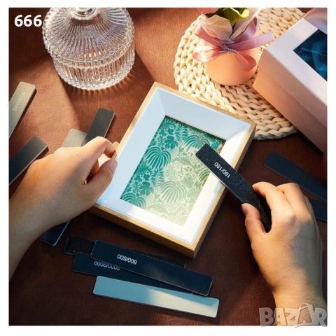  40 бр Комплект за шлайфане Двустранни зърна за шлайфане на пластмаса Акрилни материали и други , снимка 2 - Други стоки за дома - 52953569