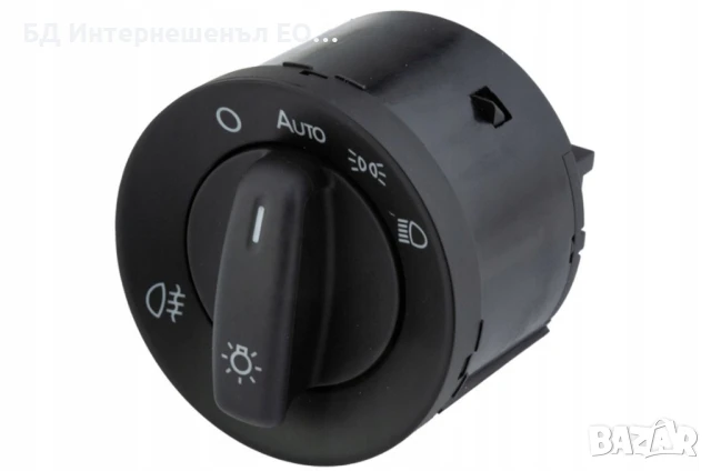 1K0941431N  Ключ за светлини фарове Volkswagen, Caddy, Golf 6, Tiguan, T5 Facelift