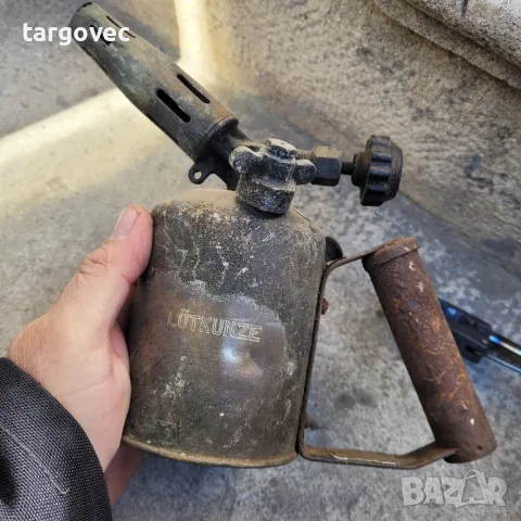 бензинова лампа внос Германия колекционерска