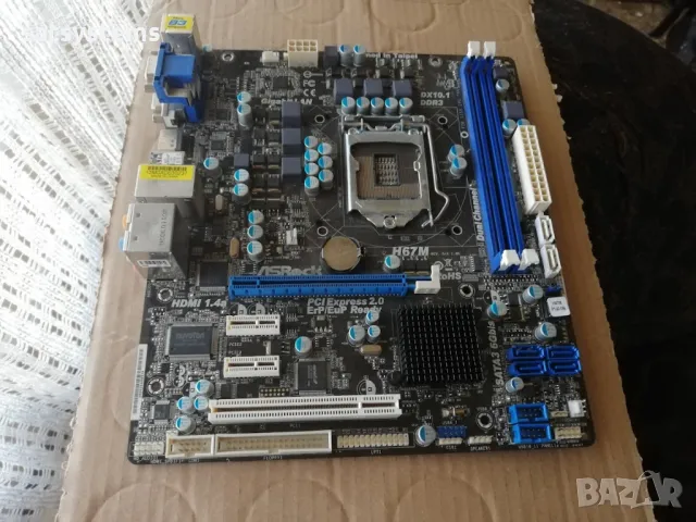 Дънна платка ASRock H67M Socket LGA1155, снимка 4 - Дънни платки - 47896590