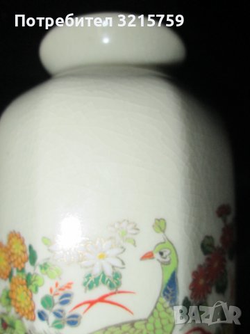 Стара Японска порцеланова ваза с позлата-KYOEI JAPAN, снимка 6 - Вази - 38748279