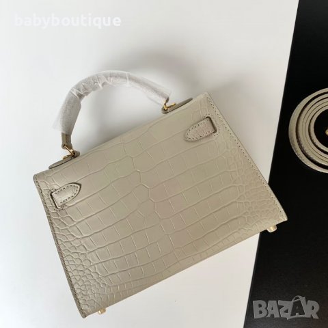 Hermes Kelly Mini beige, снимка 5 - Чанти - 36777988