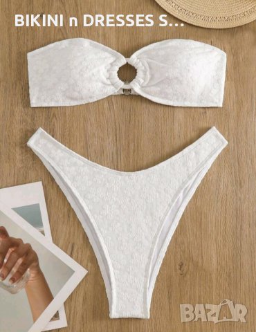 Бял изчистен бански , снимка 1